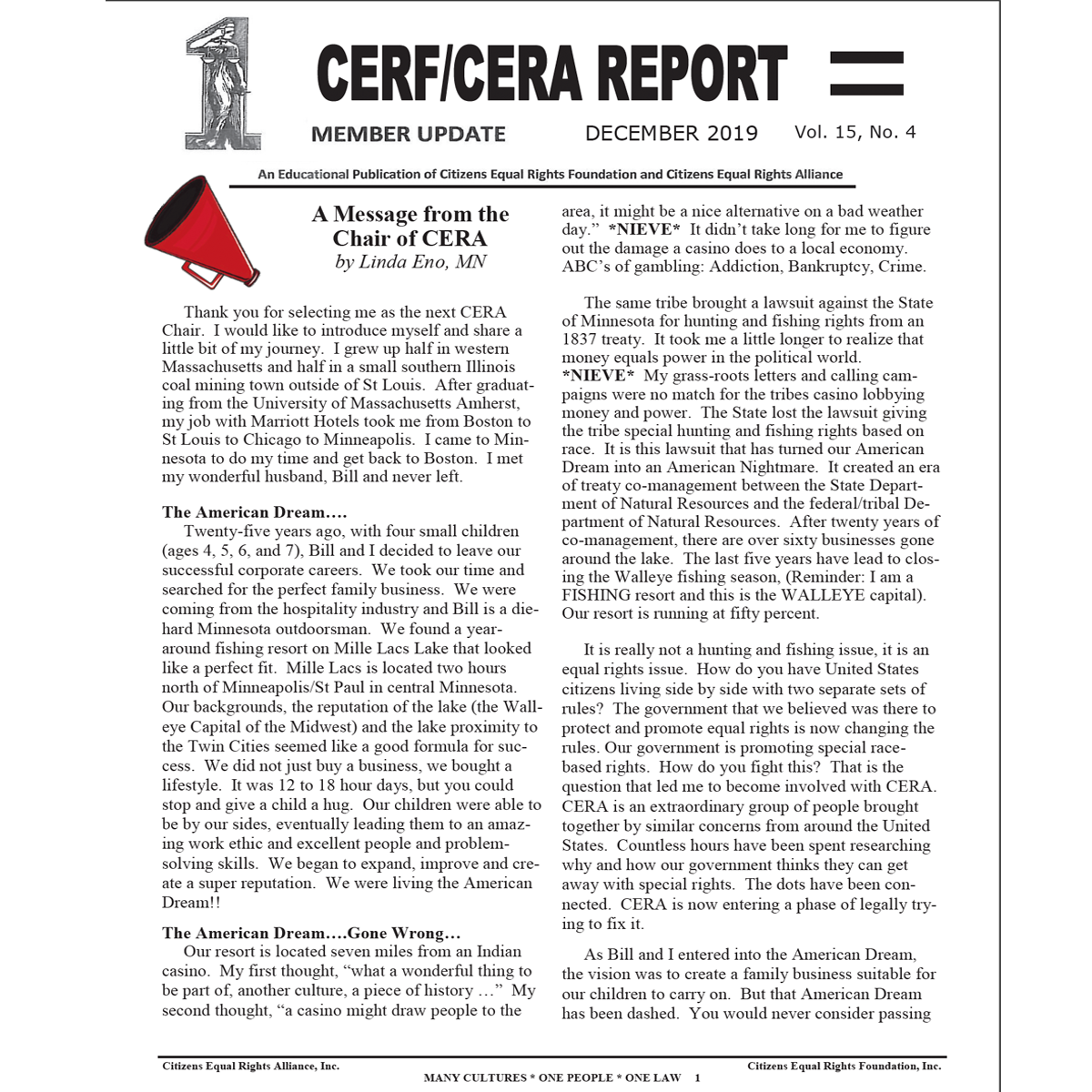 CERA CERF UPDATES NEWSLETTER