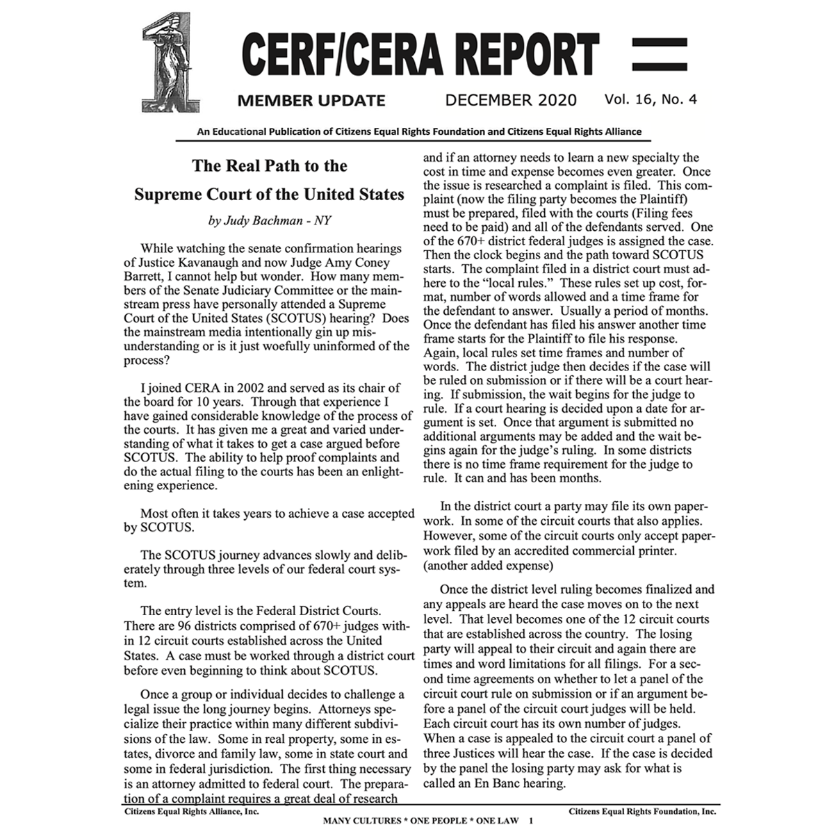 CERA CERF UPDATES NEWSLETTER