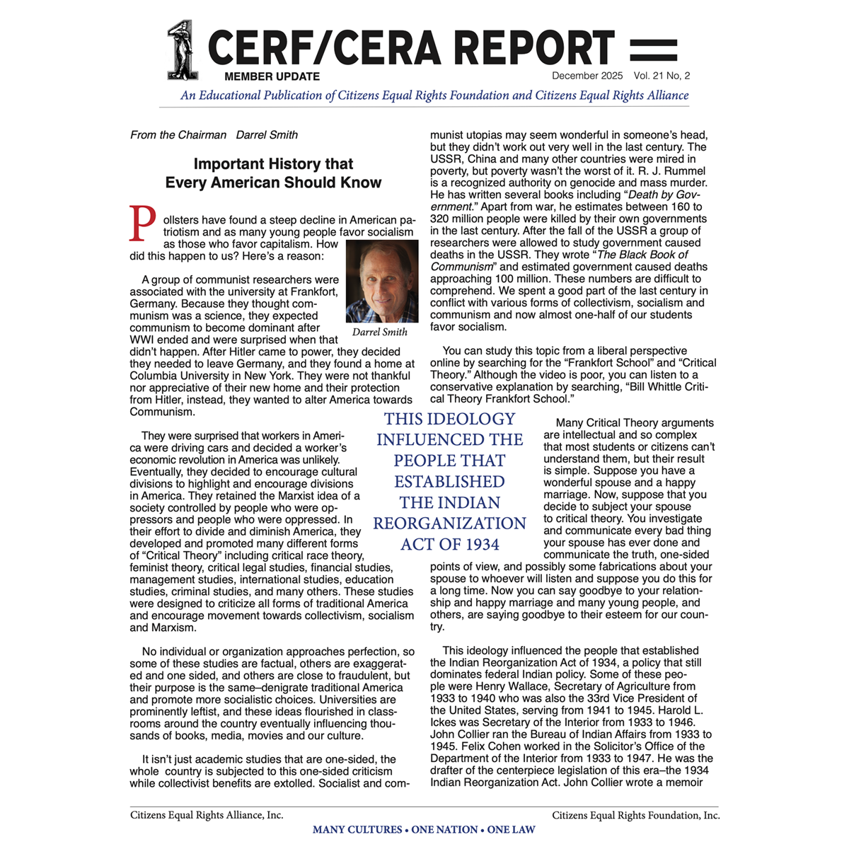 CERA CERF UPDATES NEWSLETTER