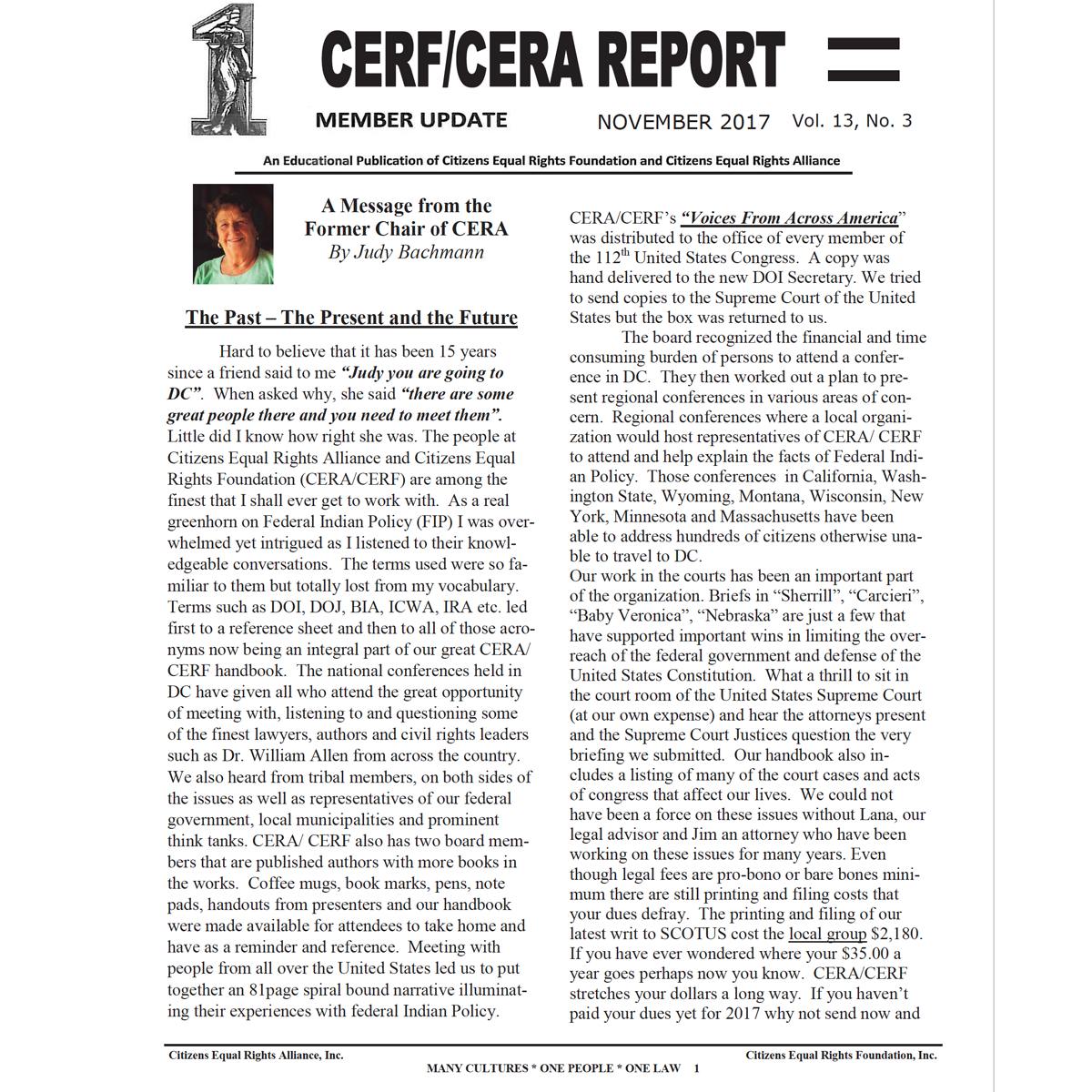 CERA CERF UPDATES NEWSLETTER