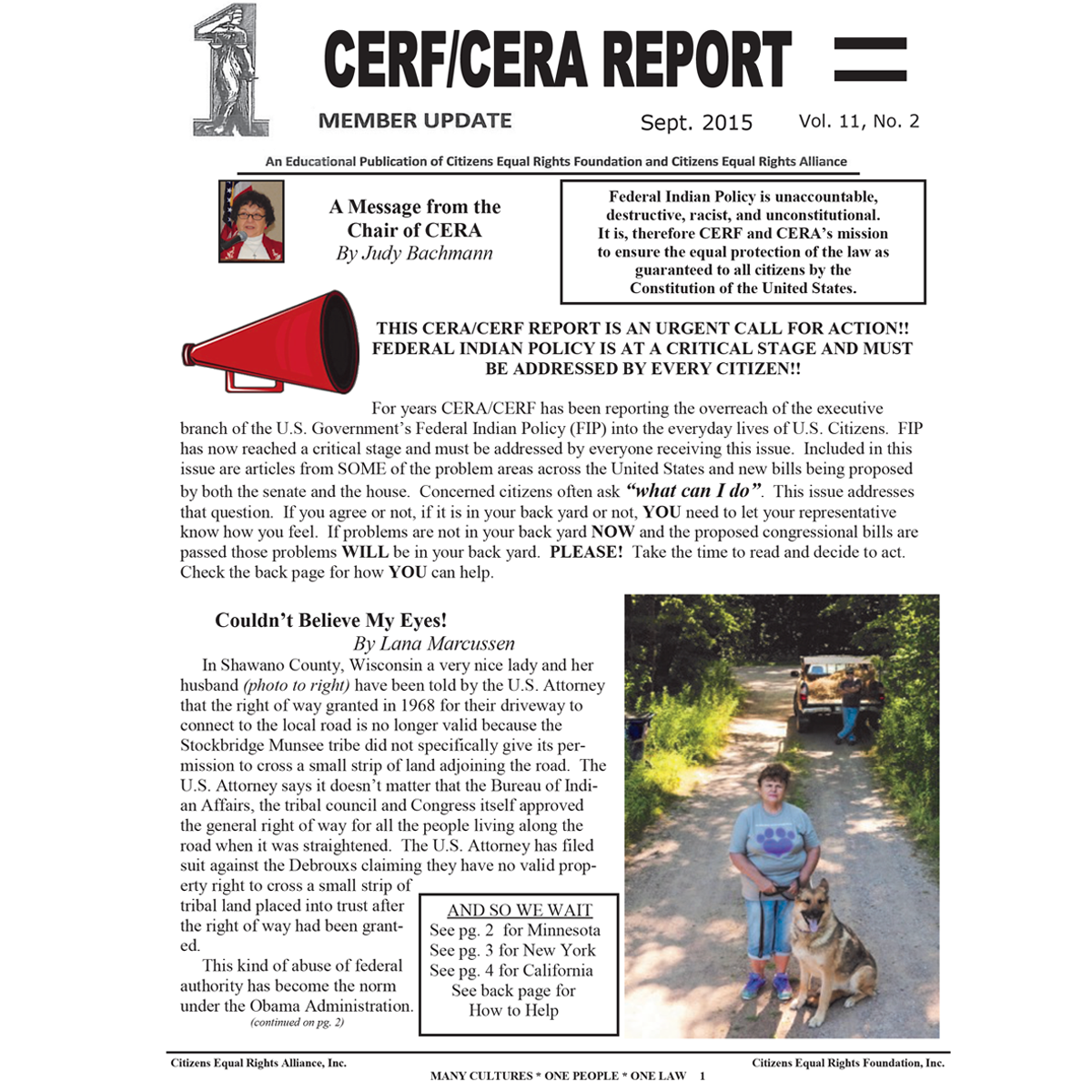 CERA CERF UPDATES NEWSLETTER